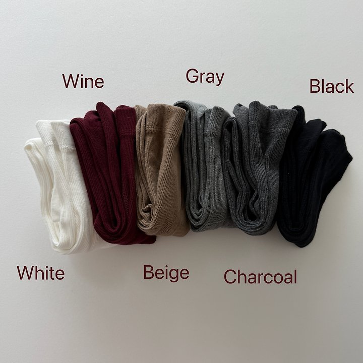 Ellymolly - Korean Children Fashion - #toddlerclothing - Basic Tights - 3