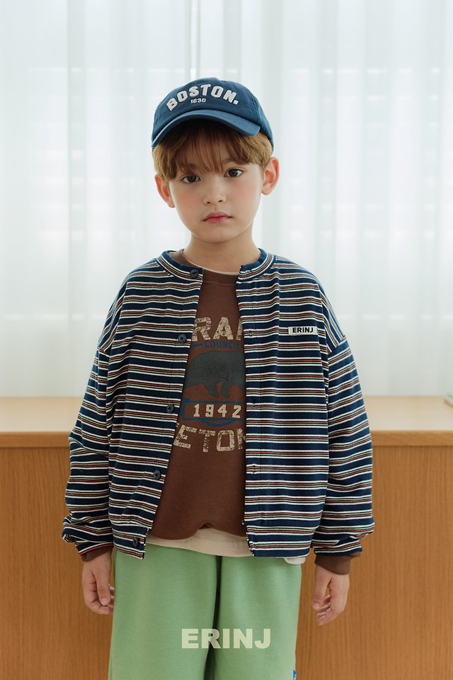 Erin J - Korean Children Fashion - #Kfashion4kids - Striped Cardigan - 10