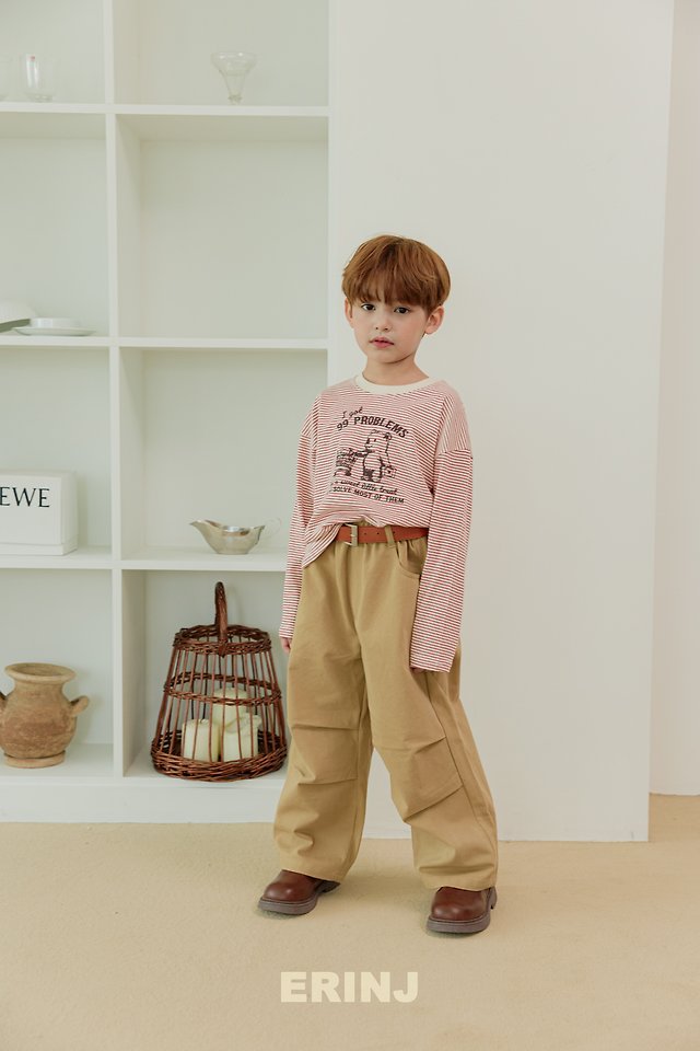 Erin J - Korean Children Fashion - #kidzfashiontrend - Bear Striped Tee - 4