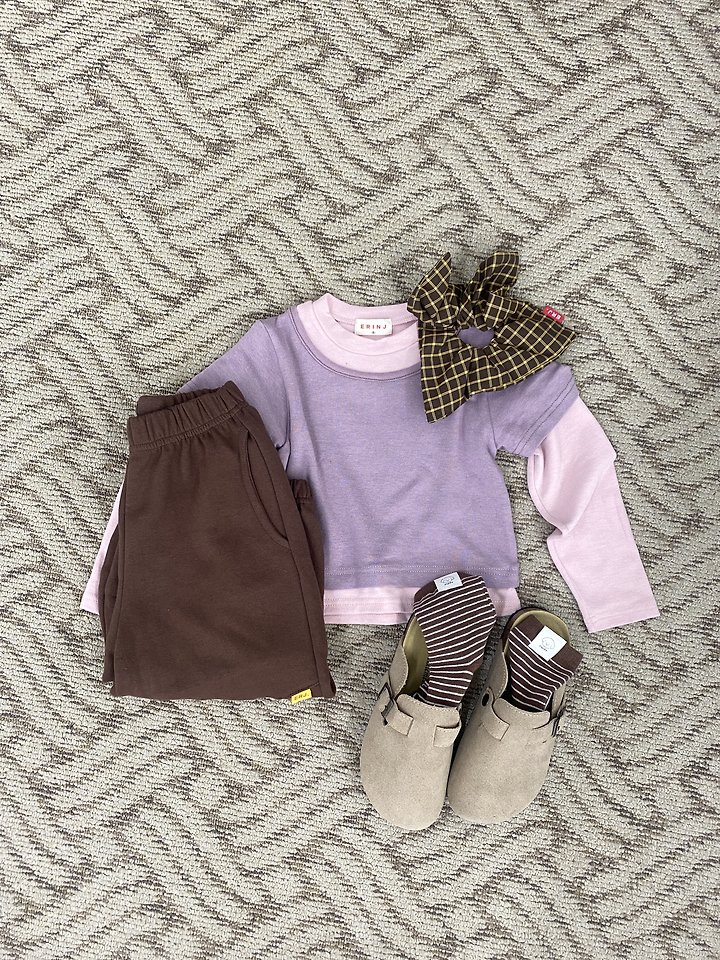 Erin J - Korean Children Fashion - #Kfashion4kids - Square Hair Scrunchie - 9