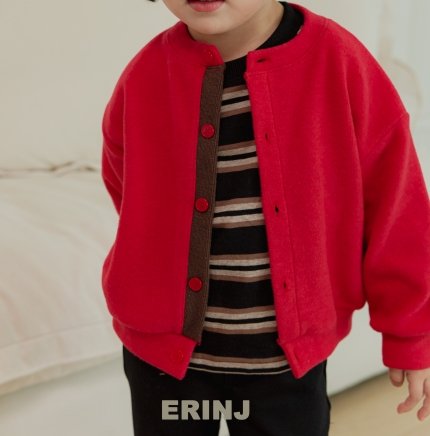 Erin J - Korean Children Fashion - #Kfashion4kids - Colorblock Cardigan - 5
