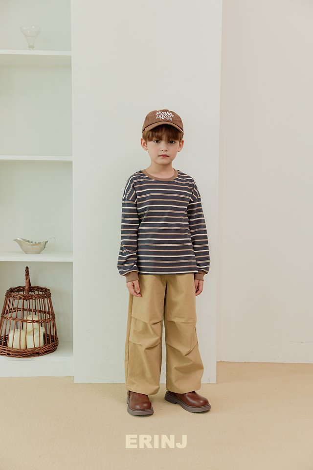 Erin J - Korean Children Fashion - #childofig - Macaron Striped Tee - 3