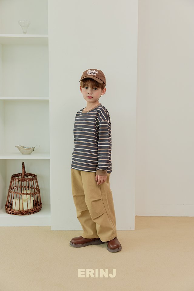 Erin J - Korean Children Fashion - #childofig - Macaron Striped Tee - 4