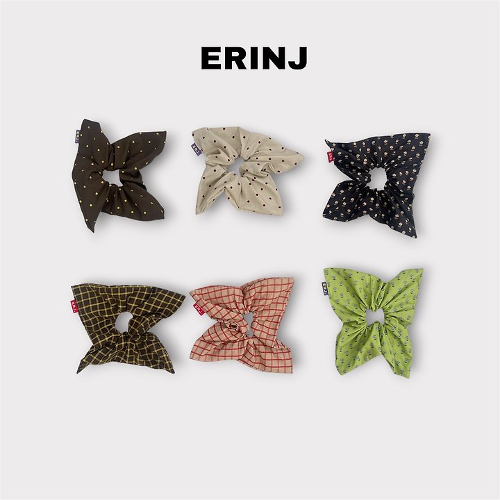Erin J - Korean Children Fashion - #childofig - Square Hair Scrunchie