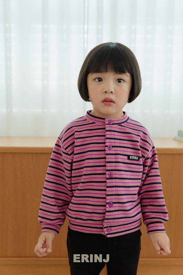 Erin J - Korean Children Fashion - #childrensboutique - Striped Cardigan - 4
