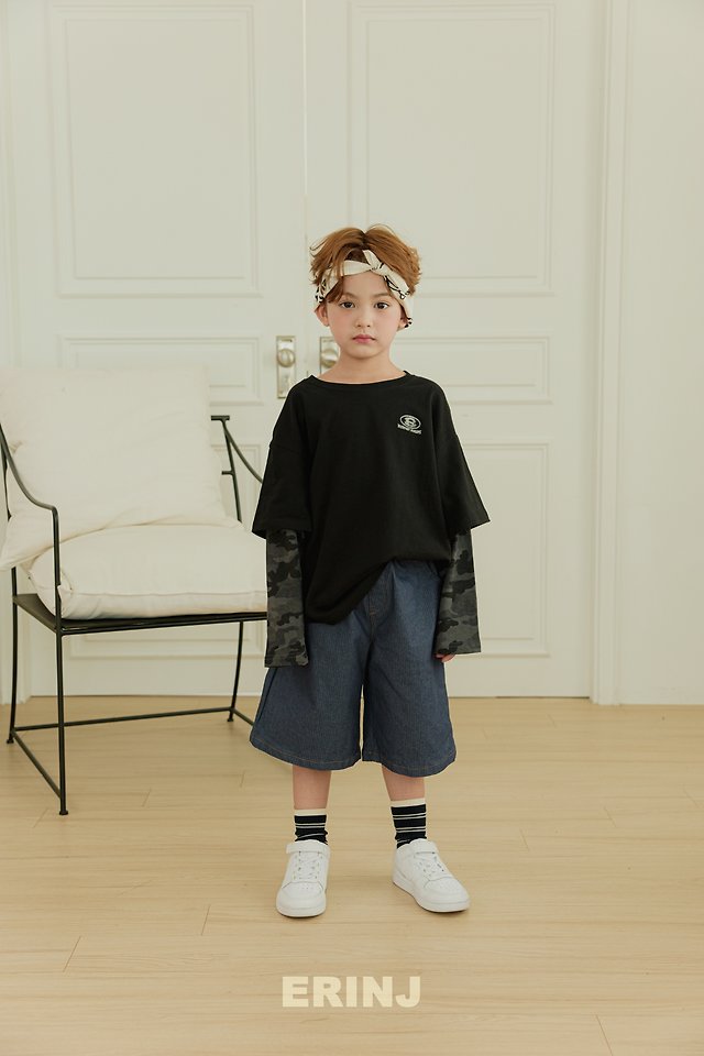 Erin J - Korean Children Fashion - #designkidswear - Bermuda Denim Pants - 8