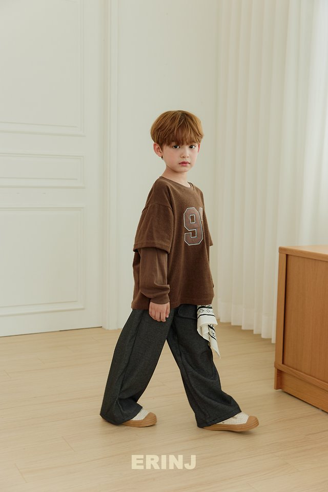 Erin J - Korean Children Fashion - #childrensboutique - Soft Wide Denim Pants - 4