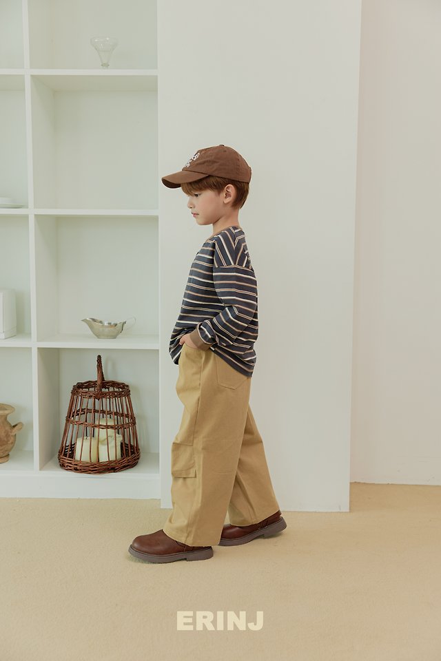 Erin J - Korean Children Fashion - #fashionkids - Macaron Striped Tee - 8