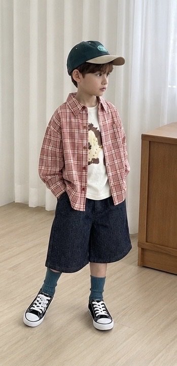 Erin J - Korean Children Fashion - #fashionkids - Check Shirt - 11