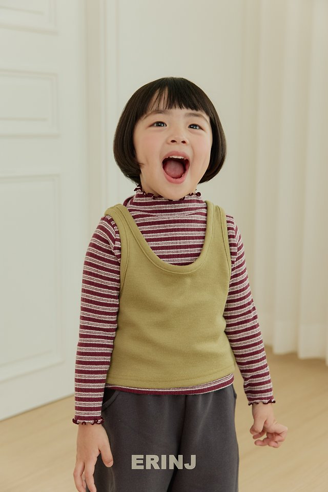 Erin J - Korean Children Fashion - #fashionkids - Ribbed Layered Sleeveless - 9