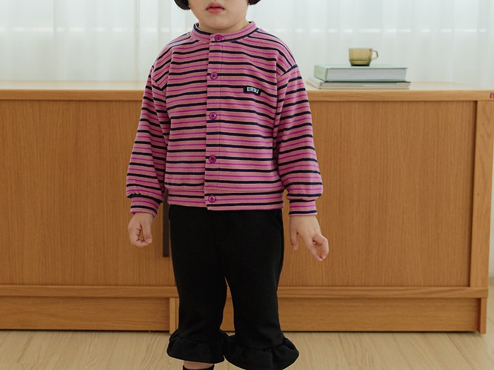 Erin J - Korean Children Fashion - #kidsstore - Striped Cardigan - 8