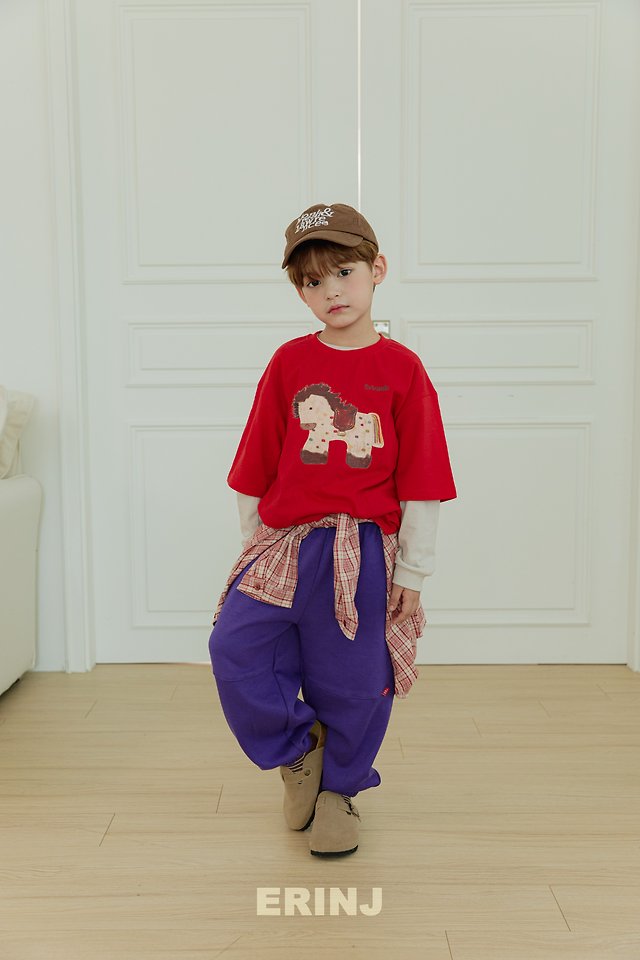 Erin J - Korean Children Fashion - #kidsstore - Cut Jogger Pants - 6