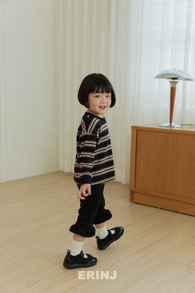 Erin J - Korean Children Fashion - #kidsshorts - Noble Striped Tee - 4