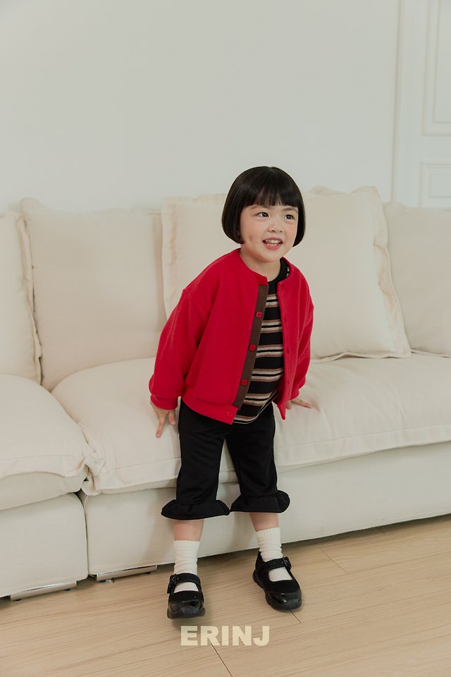 Erin J - Korean Children Fashion - #kidsstore - Colorblock Cardigan - 3