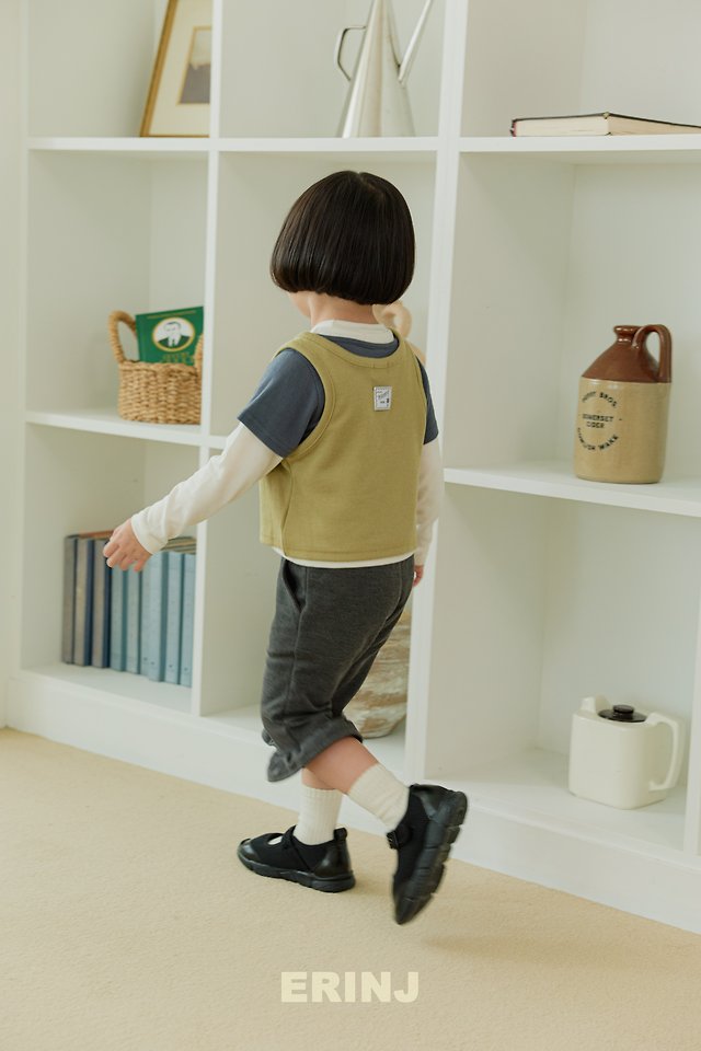 Erin J - Korean Children Fashion - #kidsstore - Ribbed Layered Sleeveless - 11