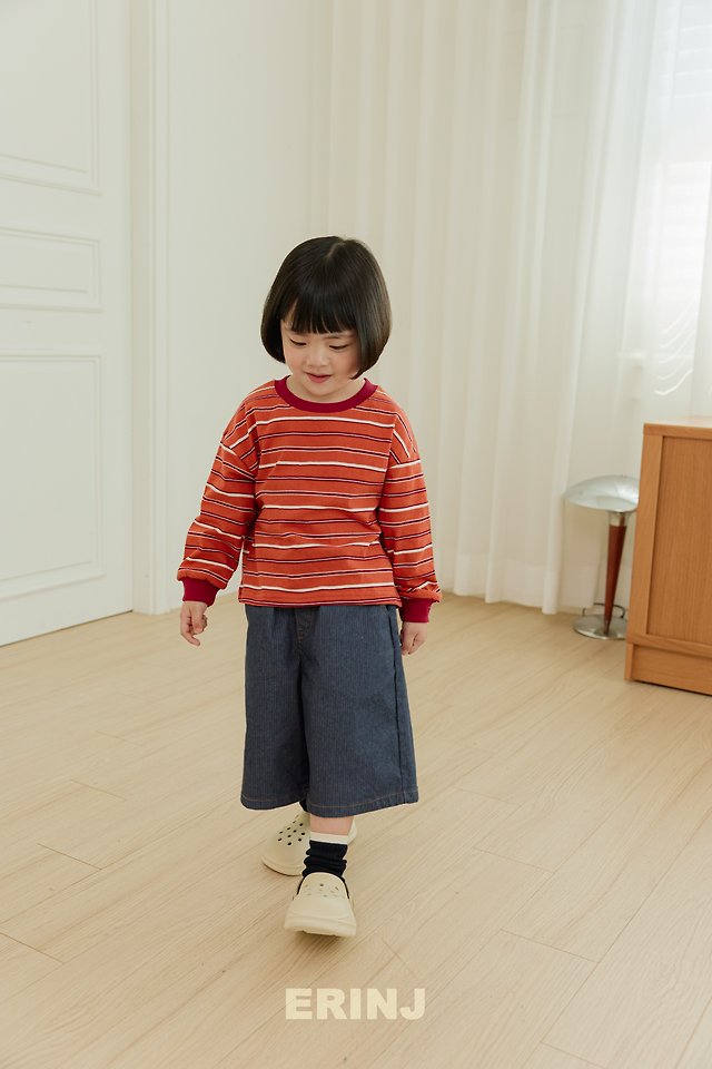 Erin J - Korean Children Fashion - #kidzfashiontrend - Macaron Striped Tee - 11