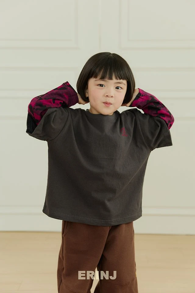 Erin J - Korean Children Fashion - #kidzfashiontrend - Camo Layered Tee - 11