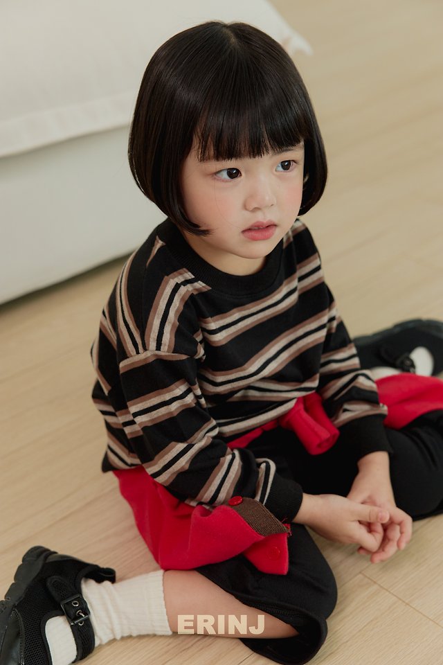 Erin J - Korean Children Fashion - #kidzfashiontrend - Noble Striped Tee - 5