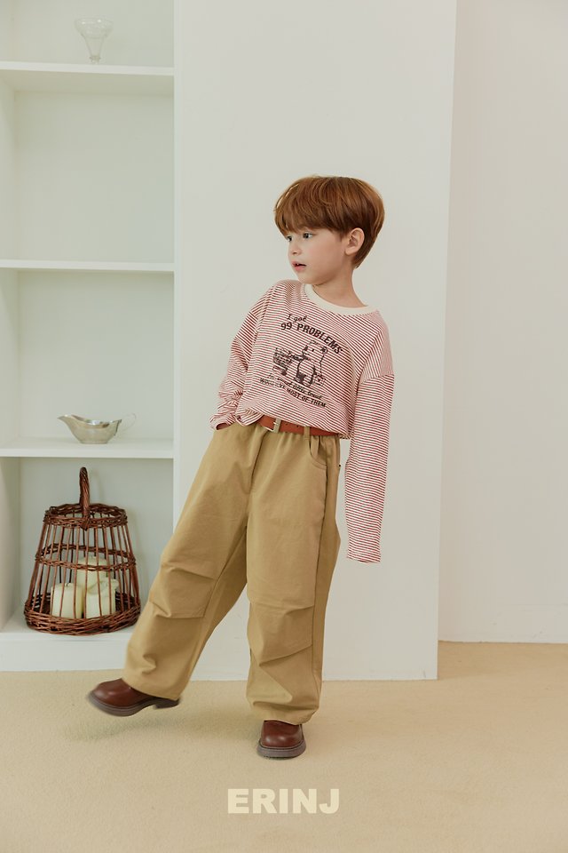 Erin J - Korean Children Fashion - #littlefashionista - Bear Striped Tee - 5