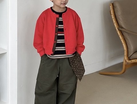 Erin J - Korean Children Fashion - #littlefashionista - Colorblock Cardigan - 6