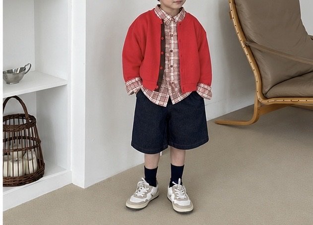 Erin J - Korean Children Fashion - #minifashionista - Colorblock Cardigan - 8