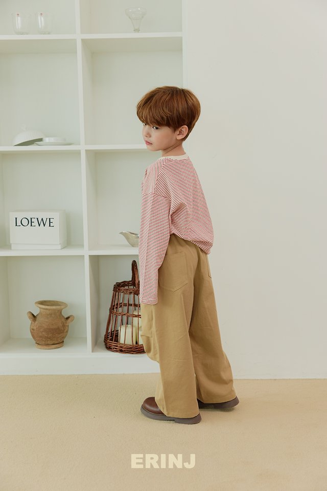 Erin J - Korean Children Fashion - #prettylittlegirls - Bear Striped Tee - 8