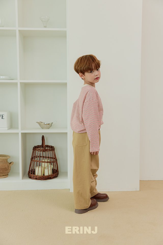 Erin J - Korean Children Fashion - #todddlerfashion - Bear Striped Tee - 9