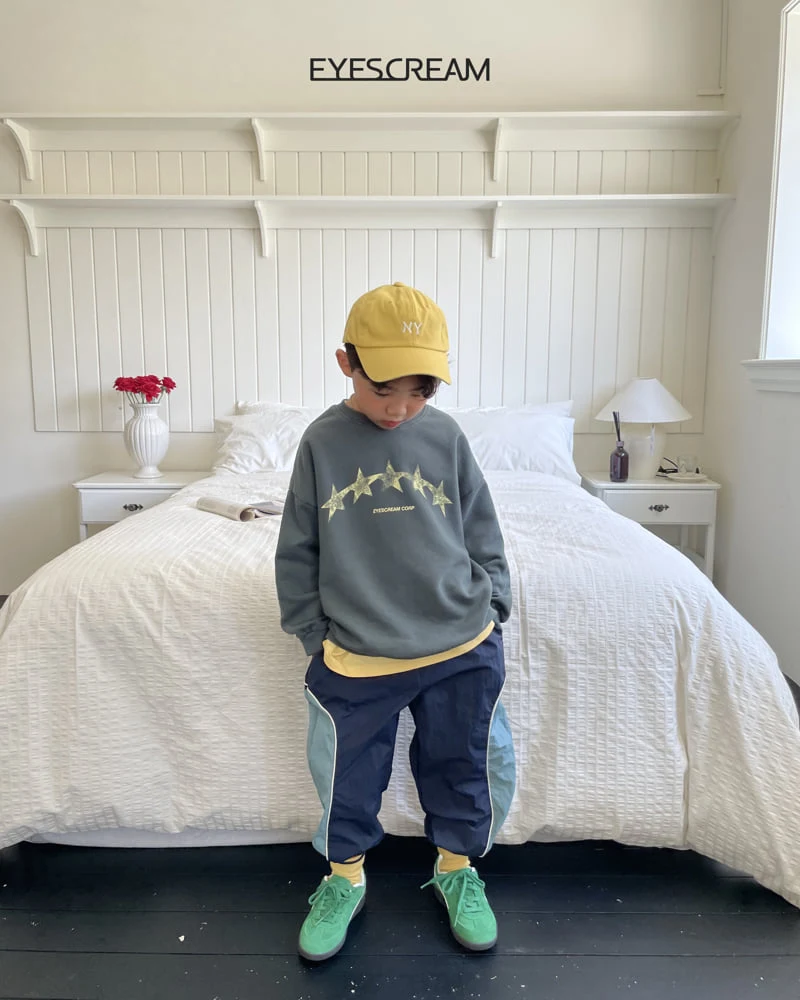 Eyescream - Korean Children Fashion - #Kfashion4kids - Five Stars Sweatshirt - 3