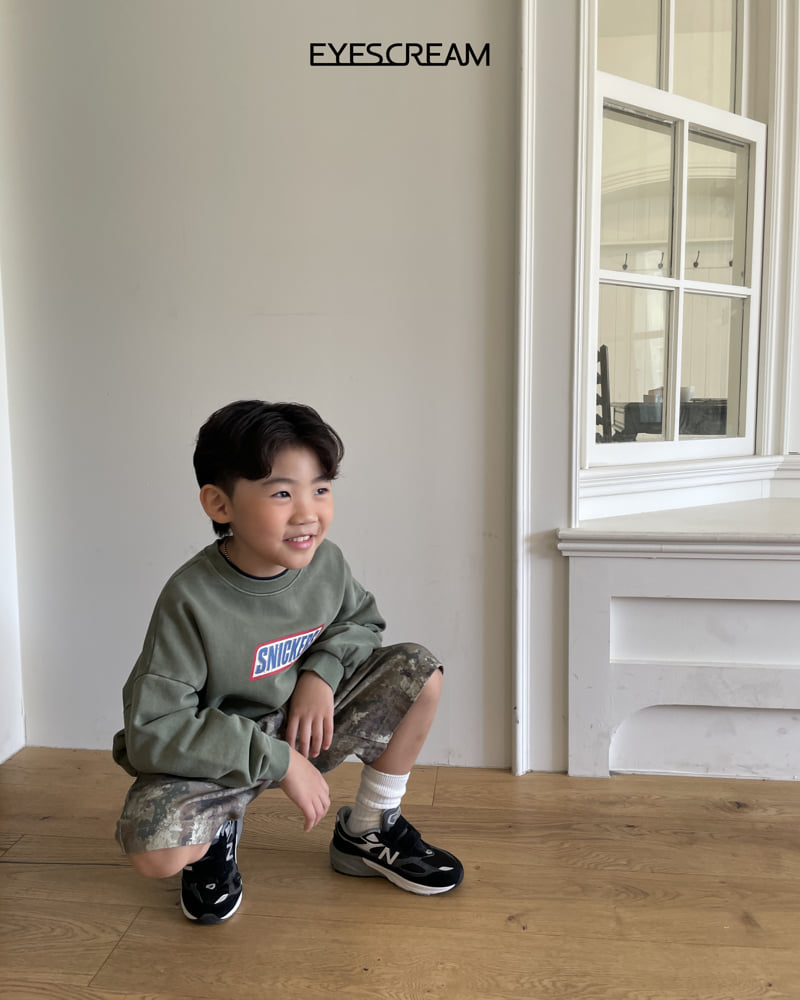 Eyescream - Korean Children Fashion - #Kfashion4kids - Choco Bar Pigment Sweatshirt - 11