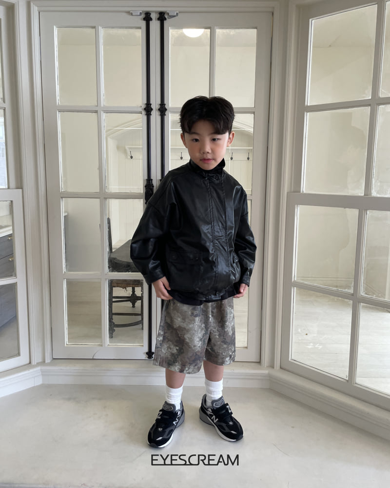 Eyescream - Korean Children Fashion - #Kfashion4kids - Leather Bomber Jacket - 6