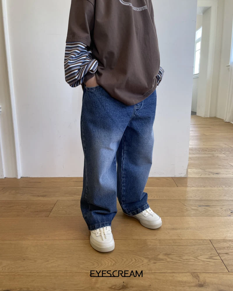 Eyescream - Korean Children Fashion - #Kfashion4kids - Groovy Denim Pants - 5