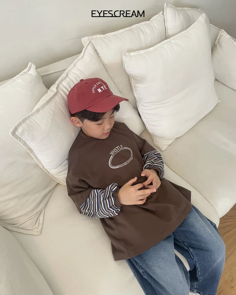 Eyescream - Korean Children Fashion - #Kfashion4kids - Whistle Layered Tee - 3