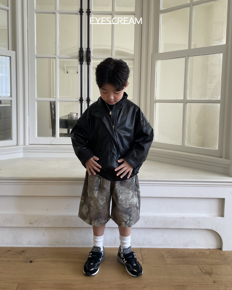 Eyescream - Korean Children Fashion - #childofig - Leather Bomber Jacket - 11