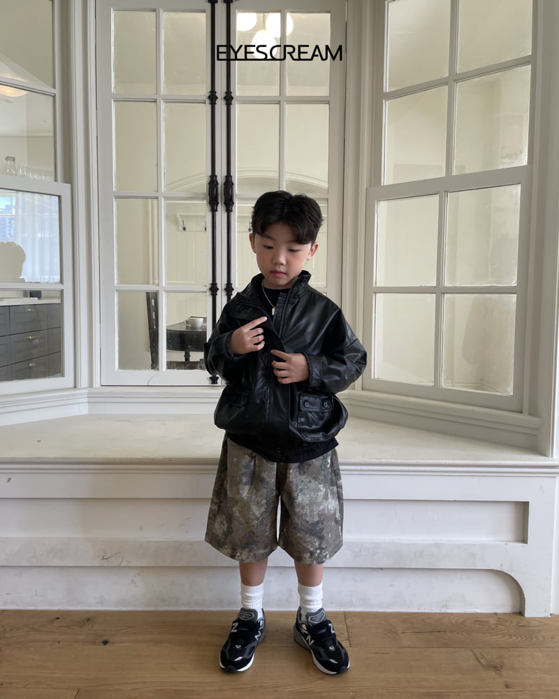 Eyescream - Korean Children Fashion - #childofig - Leather Bomber Jacket - 12