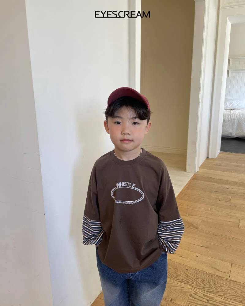 Eyescream - Korean Children Fashion - #childofig - Whistle Layered Tee - 8