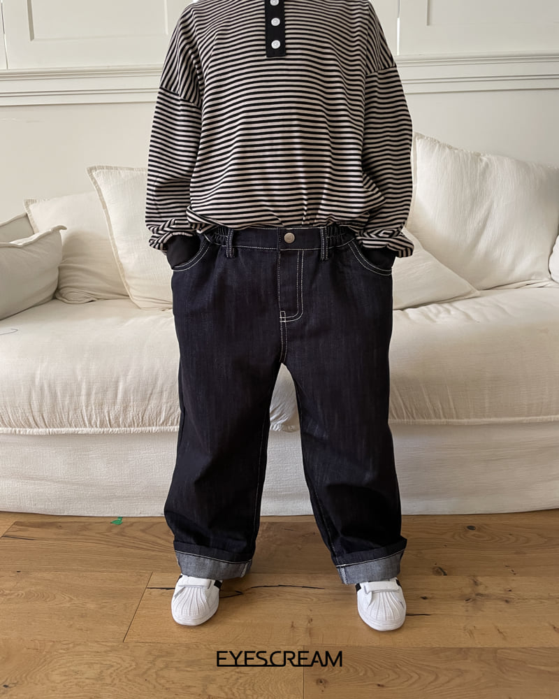 Eyescream - Korean Children Fashion - #childofig - Selvedge Denim Pants - 4
