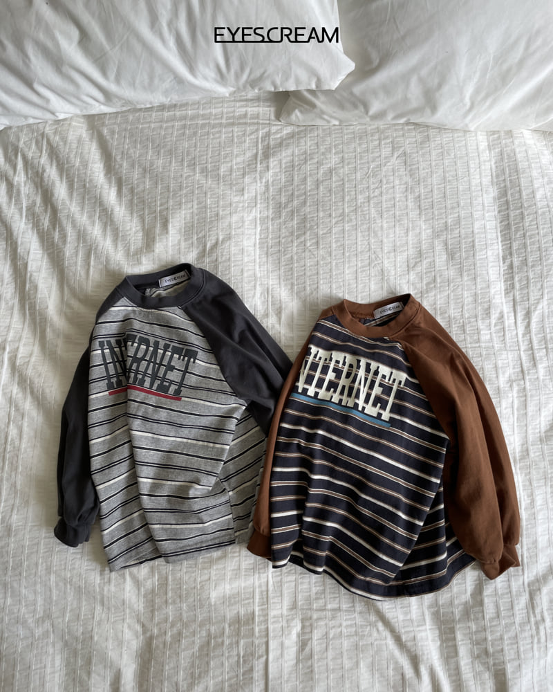 Eyescream - Korean Children Fashion - #childrensboutique - Internet Raglan Tee