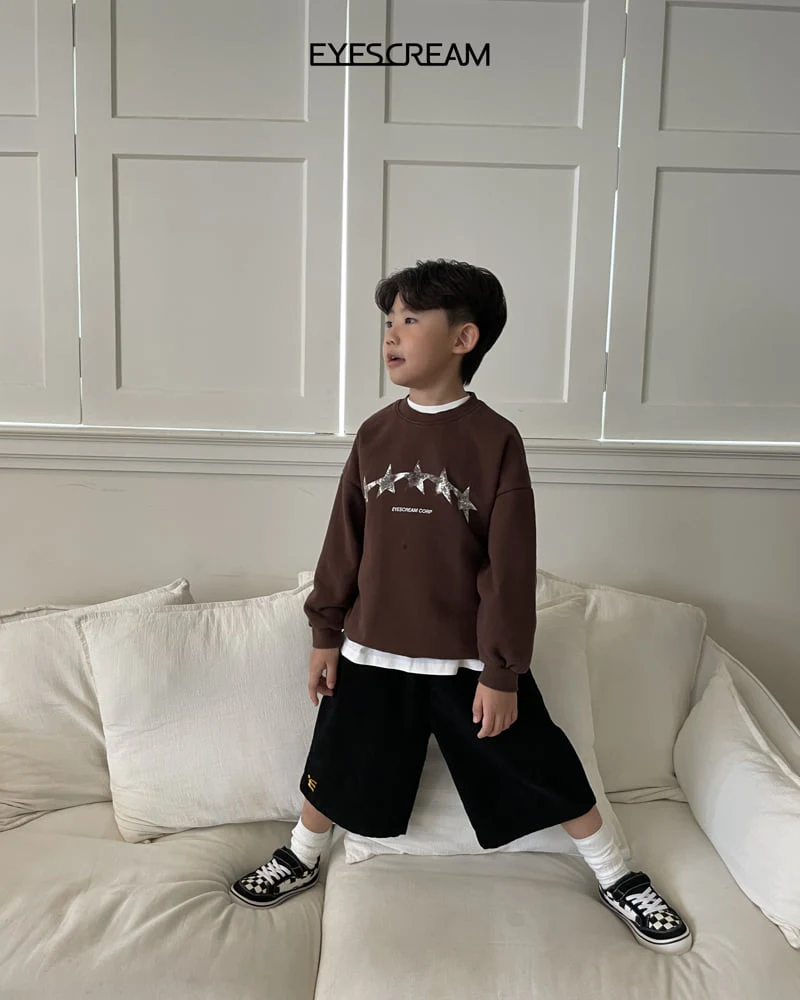 Eyescream - Korean Children Fashion - #childrensboutique - Five Stars Sweatshirt - 12