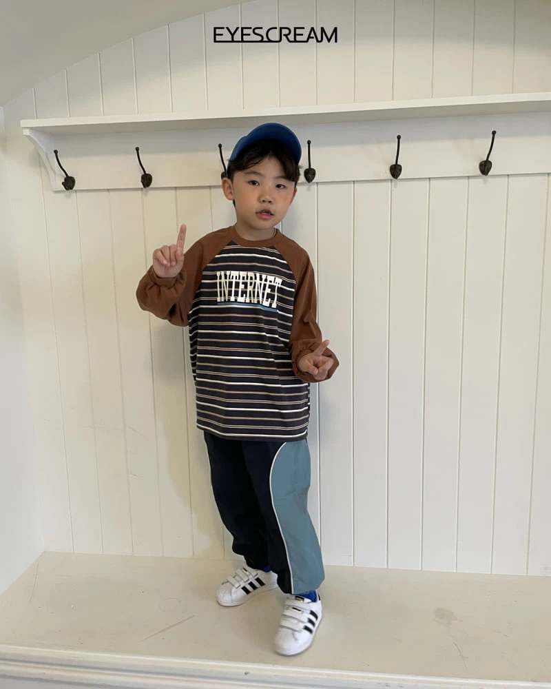 Eyescream - Korean Children Fashion - #discoveringself - Internet Raglan Tee - 3