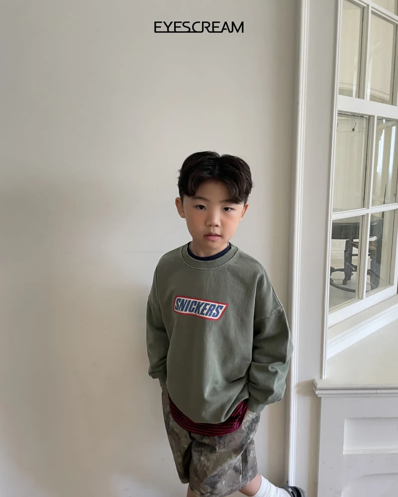 Eyescream - Korean Children Fashion - #discoveringself - Choco Bar Pigment Sweatshirt - 6