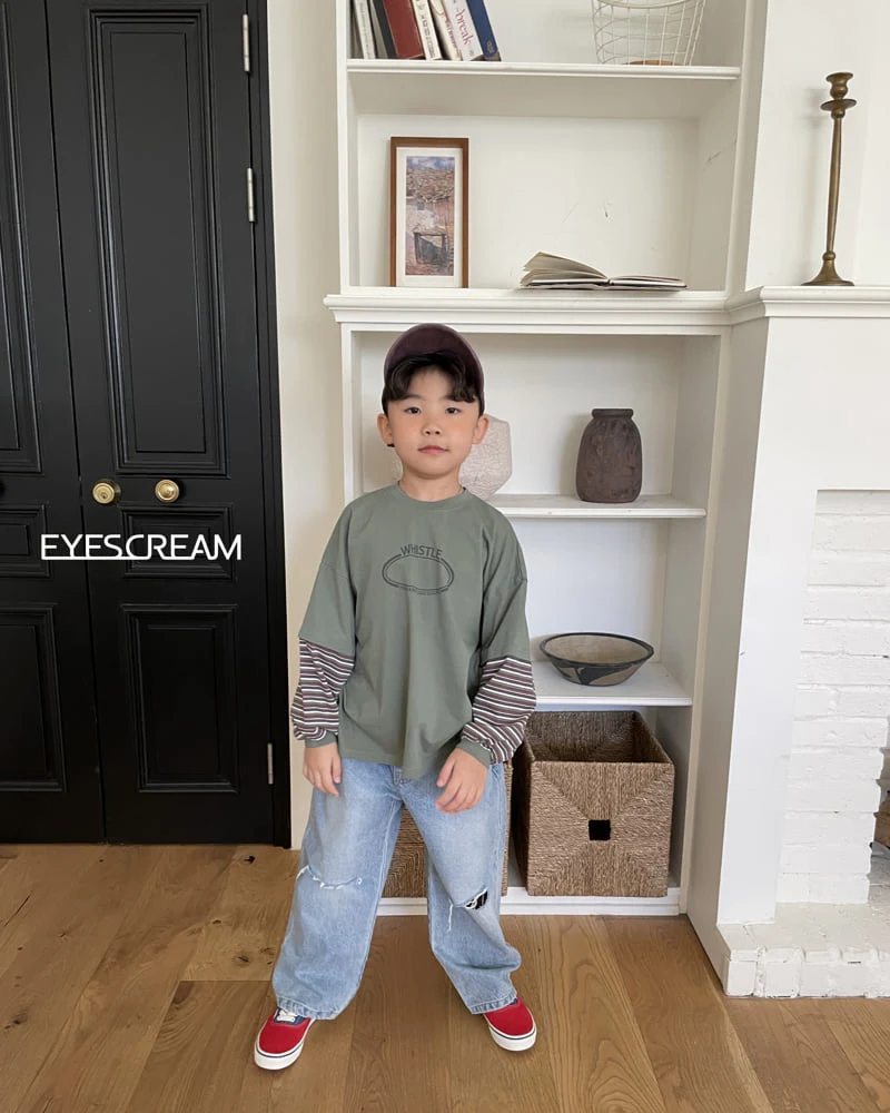 Eyescream - Korean Children Fashion - #fashionkids - Vintage Denim Pants - 9
