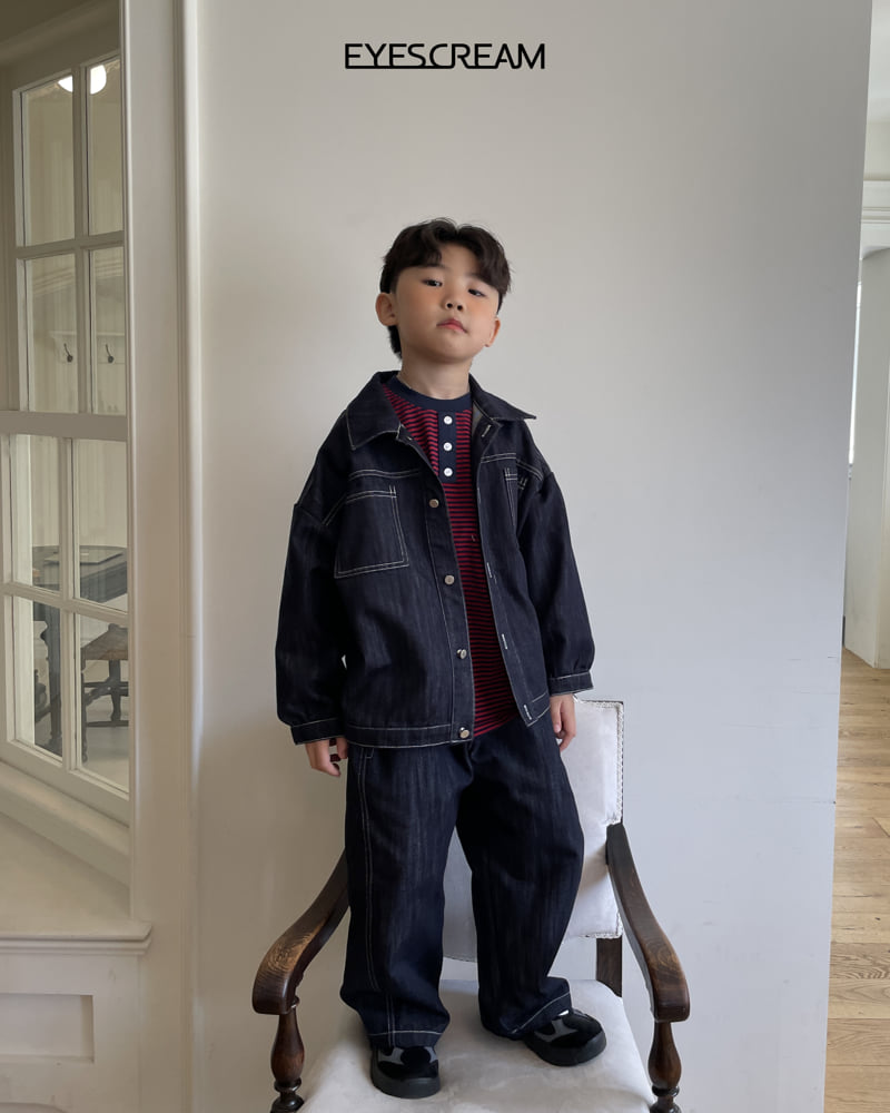 Eyescream - Korean Children Fashion - #fashionkids - Selvedge Jacket - 6