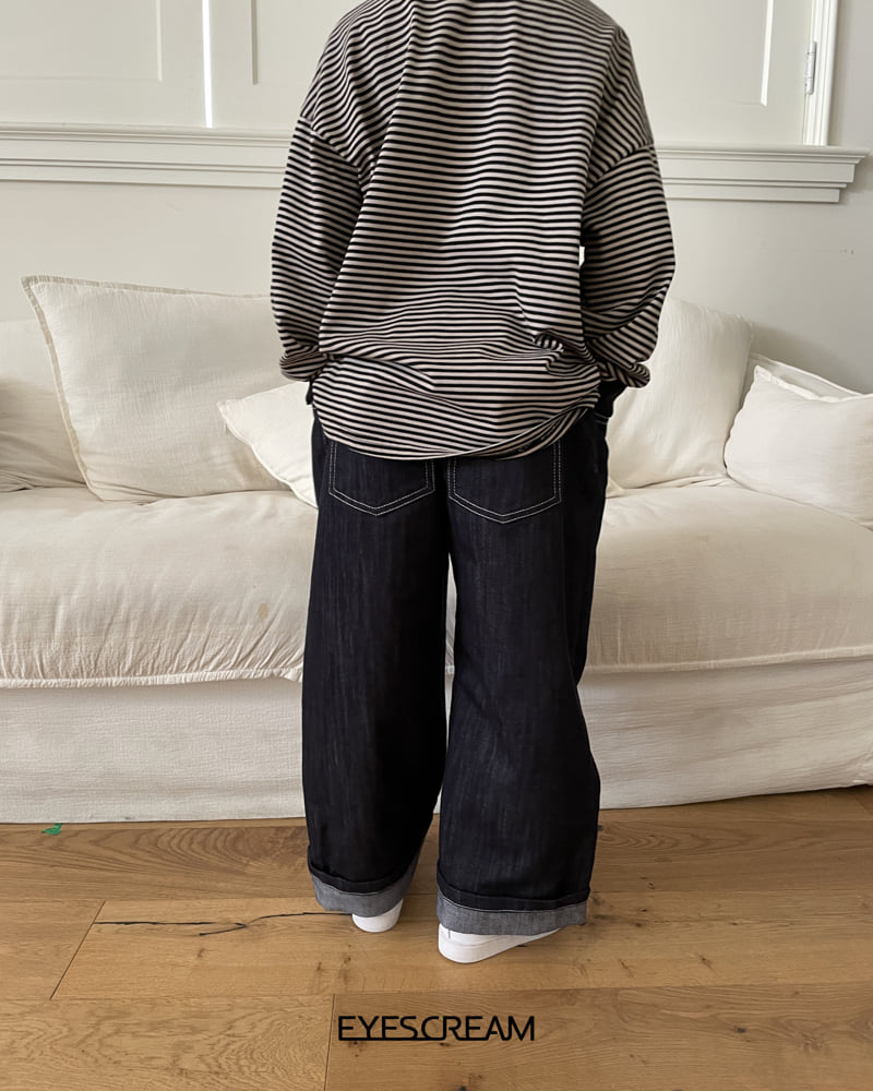 Eyescream - Korean Children Fashion - #kidsshorts - Selvedge Denim Pants - 8
