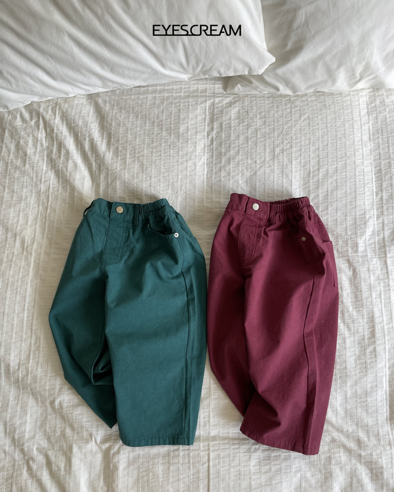 Eyescream - Korean Children Fashion - #kidsshorts - Color Pop Cotton Pants
