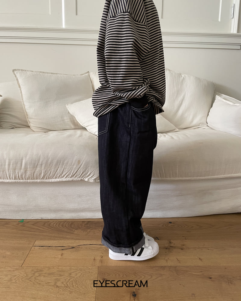 Eyescream - Korean Children Fashion - #kidsstore - Selvedge Denim Pants - 9