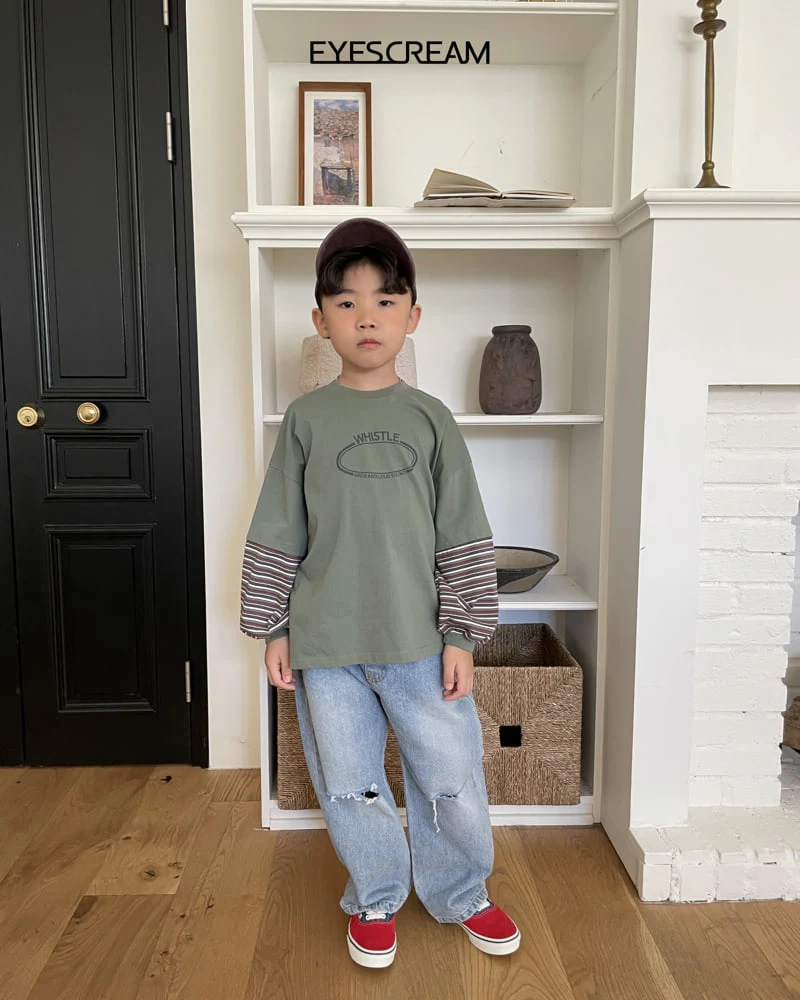Eyescream - Korean Children Fashion - #kidzfashiontrend - Vintage Denim Pants - 12