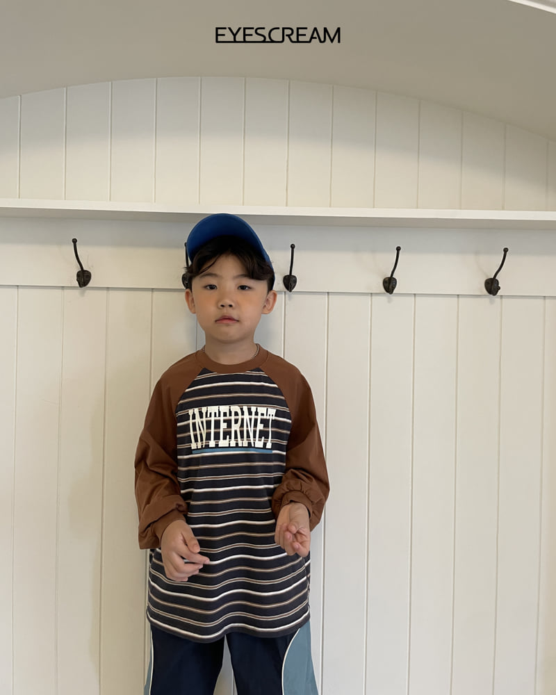 Eyescream - Korean Children Fashion - #kidzfashiontrend - Internet Raglan Tee - 7