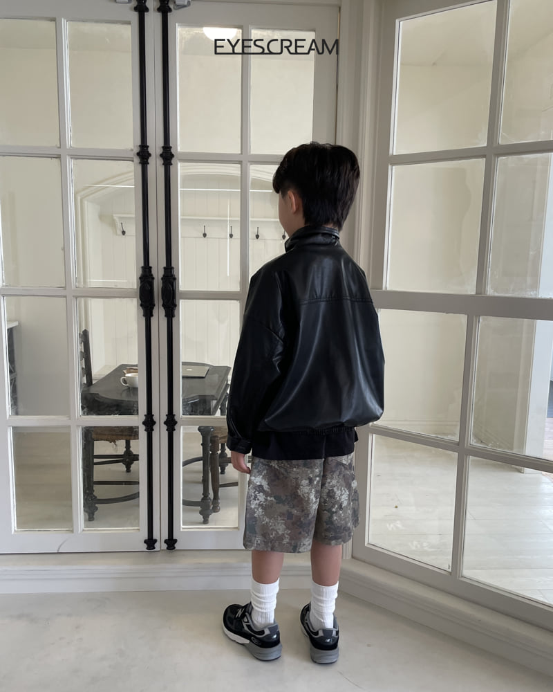 Eyescream - Korean Children Fashion - #kidzfashiontrend - Leather Bomber Jacket - 5