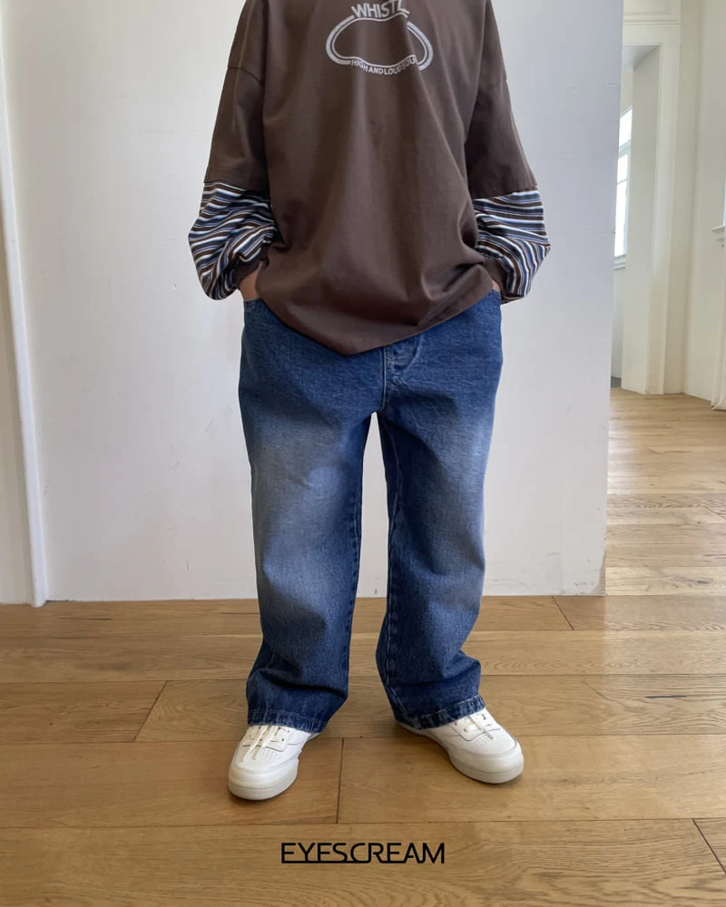 Eyescream - Korean Children Fashion - #kidsstore - Groovy Denim Pants - 4