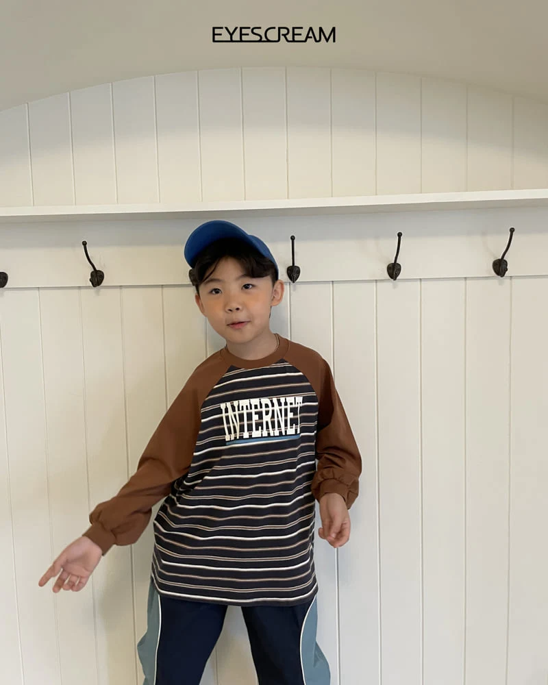 Eyescream - Korean Children Fashion - #littlefashionista - Internet Raglan Tee - 9